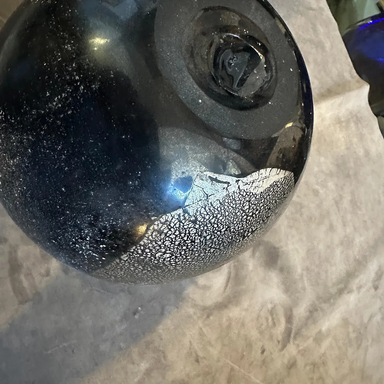 Pair of Scavo Murano glass Vases by Bucella Cristalli, 1980s 3