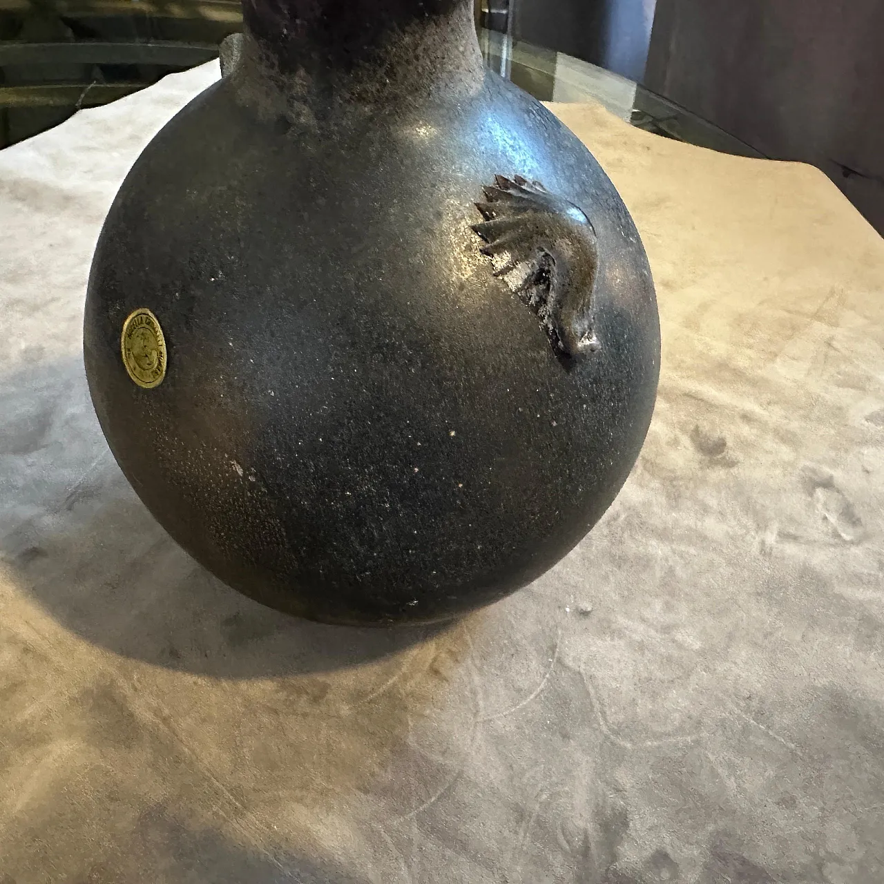 Pair of Scavo Murano glass Vases by Bucella Cristalli, 1980s 16