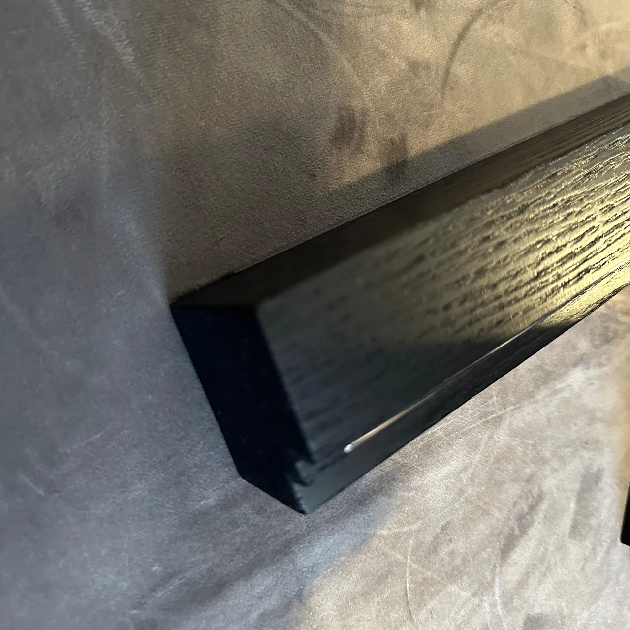 3 Vases in ebonized wood and sterling silver by Silvan, 1980s 6