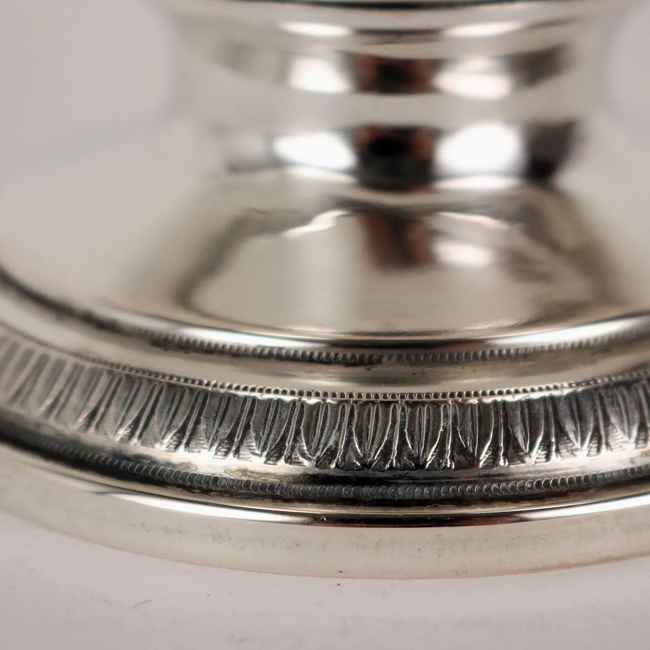 Caffettiera in argento, Miracoli Milano, '900 6