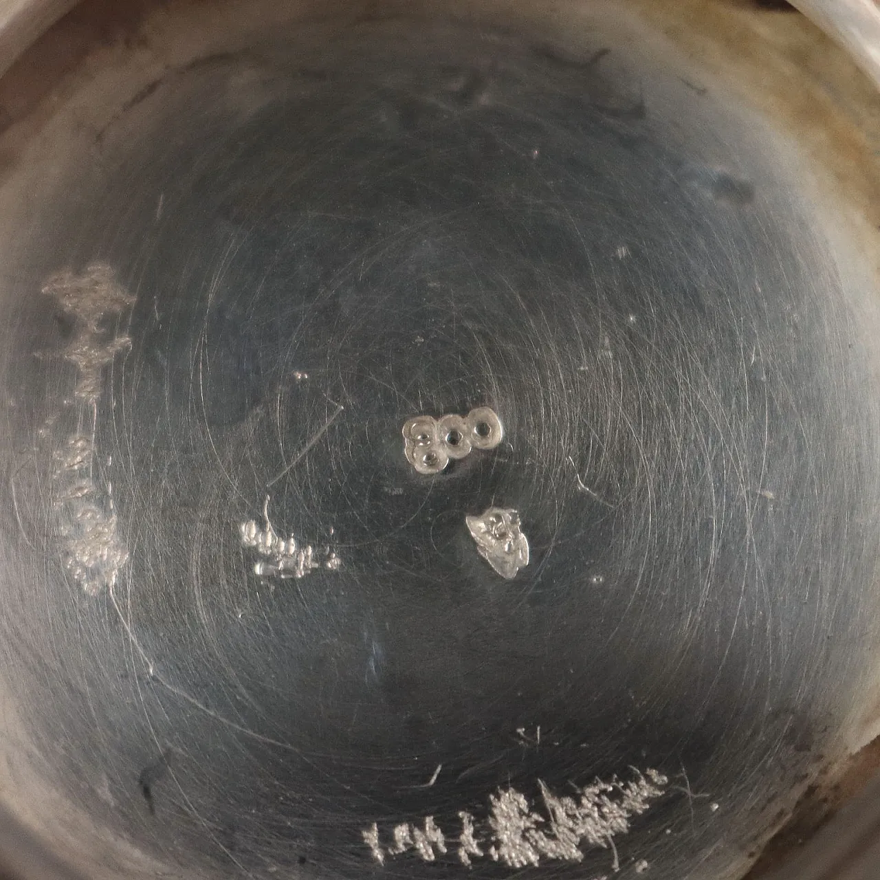 Caffettiera in argento, Miracoli Milano, '900 8