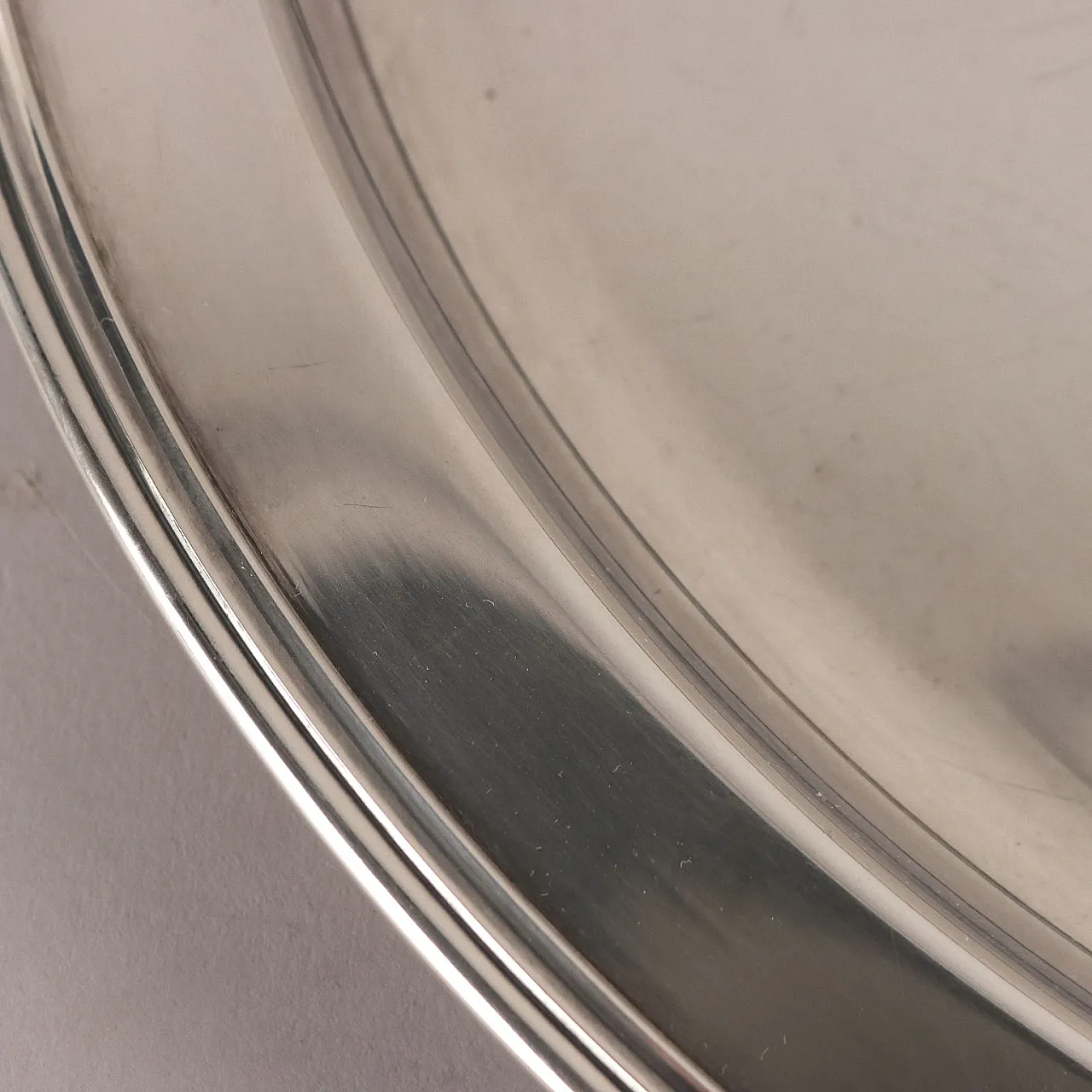 Vassoio in argento di Ricci & Co, fine '900 3