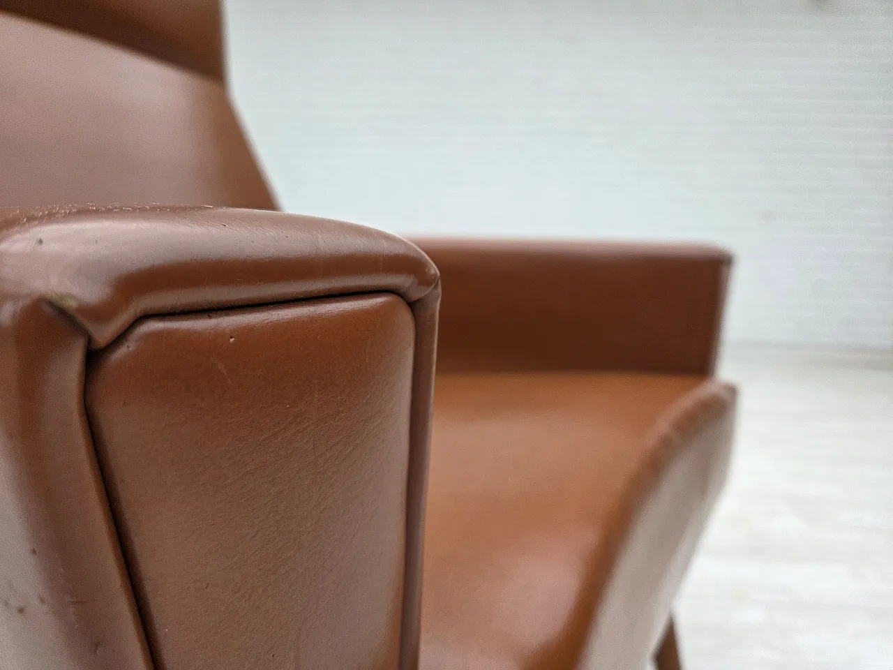 Danish highback armchair by Vejen Polstermøbelfabrik, 1970s 5