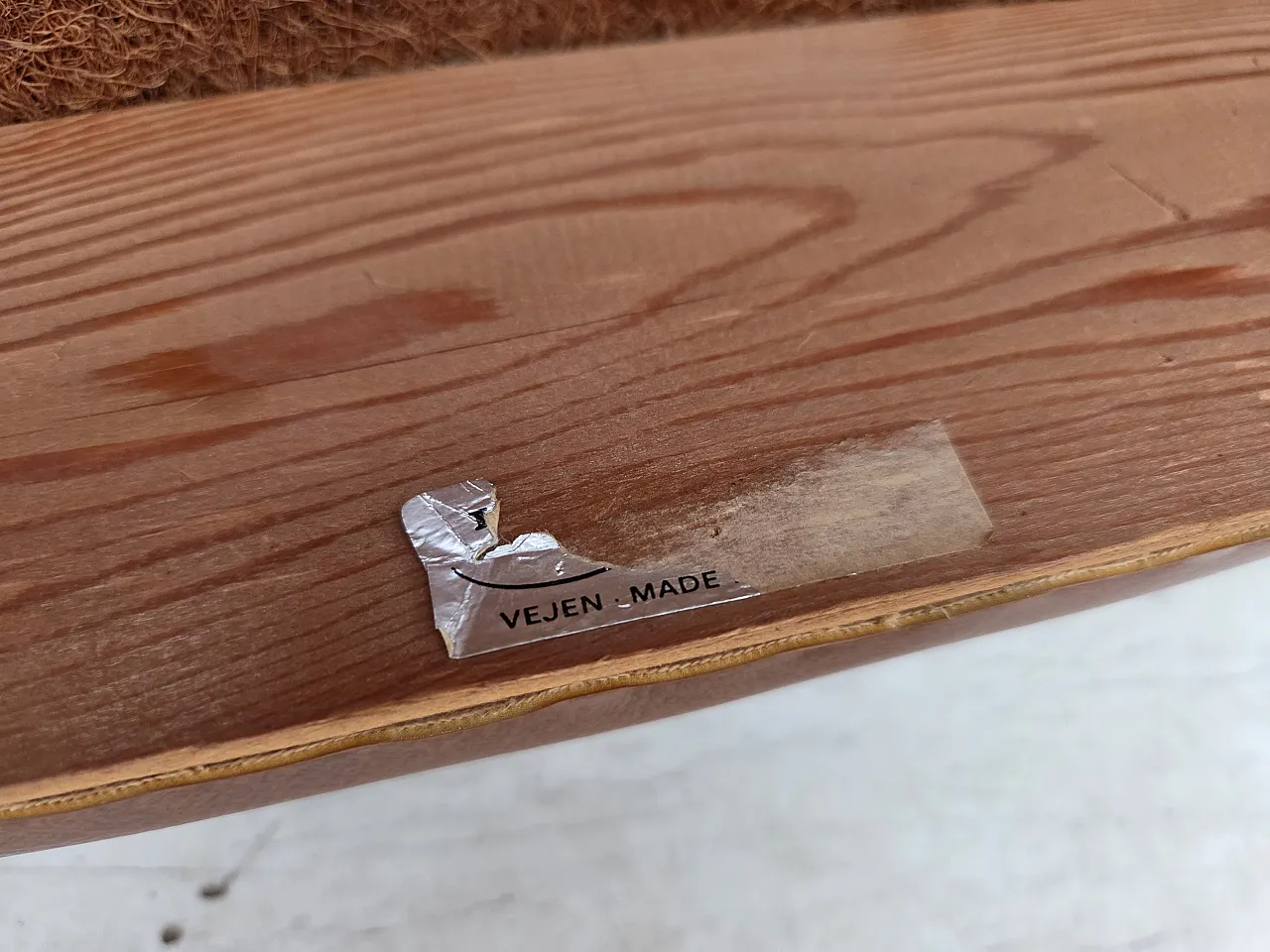 Danish highback armchair by Vejen Polstermøbelfabrik, 1970s 19