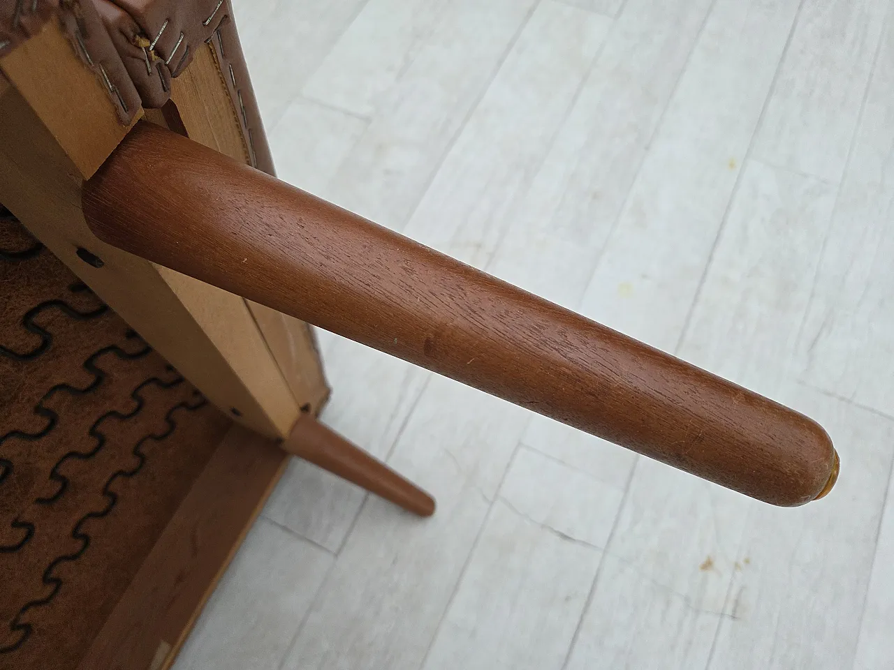 Danish highback armchair by Vejen Polstermøbelfabrik, 1970s 20