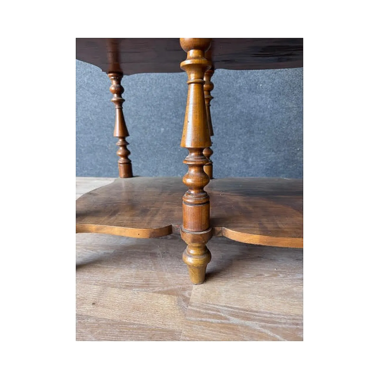 Libreria Etajere in legno di ciliegio, fine '800 4