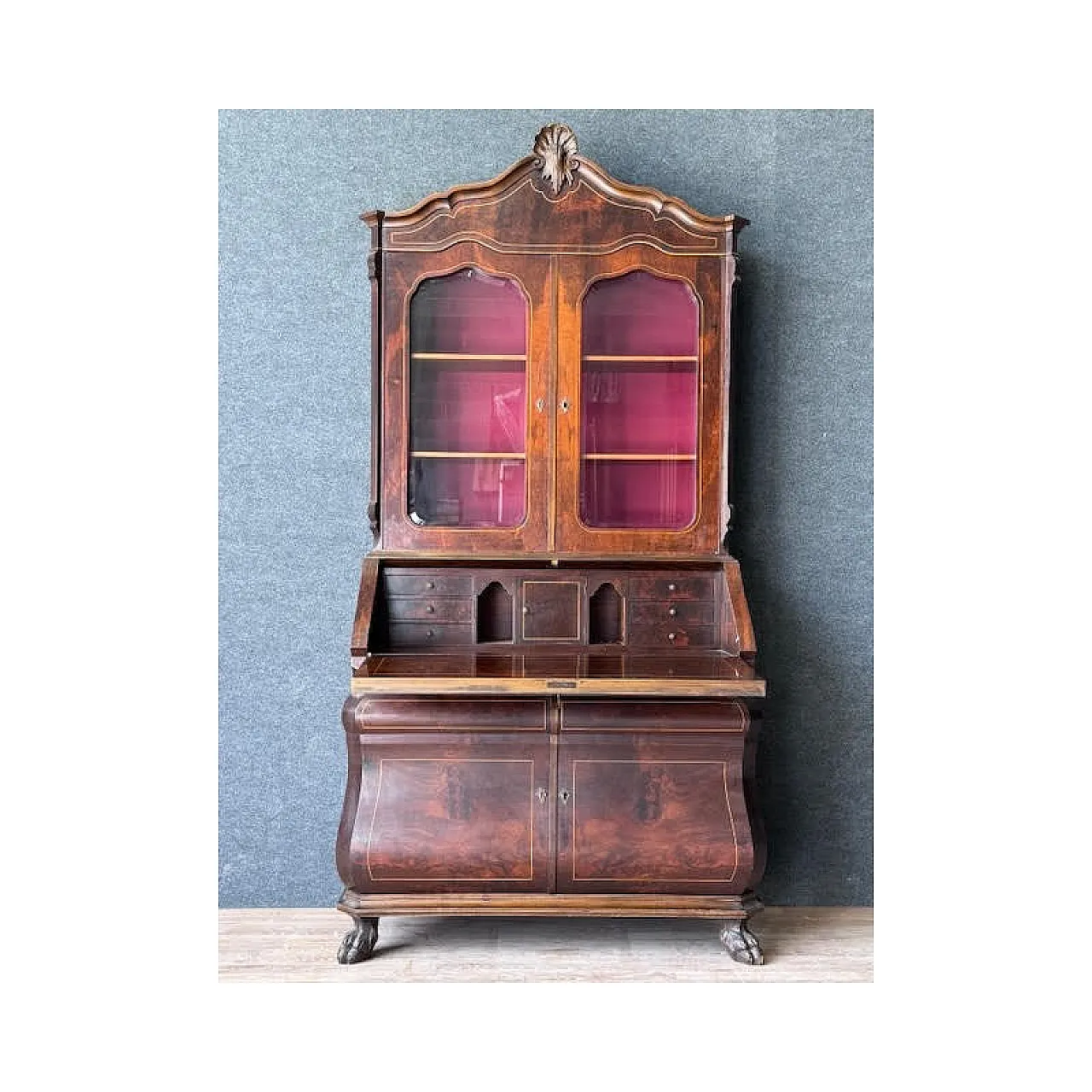 Trumeau in piuma di mogano, primo '900 9