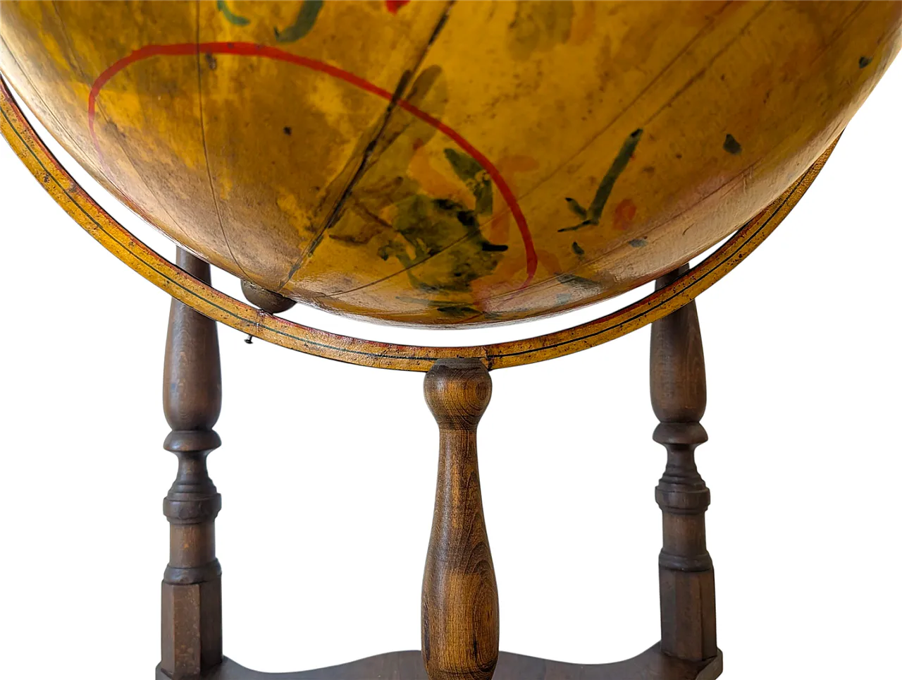 Mappamondo from land, 19th century 7