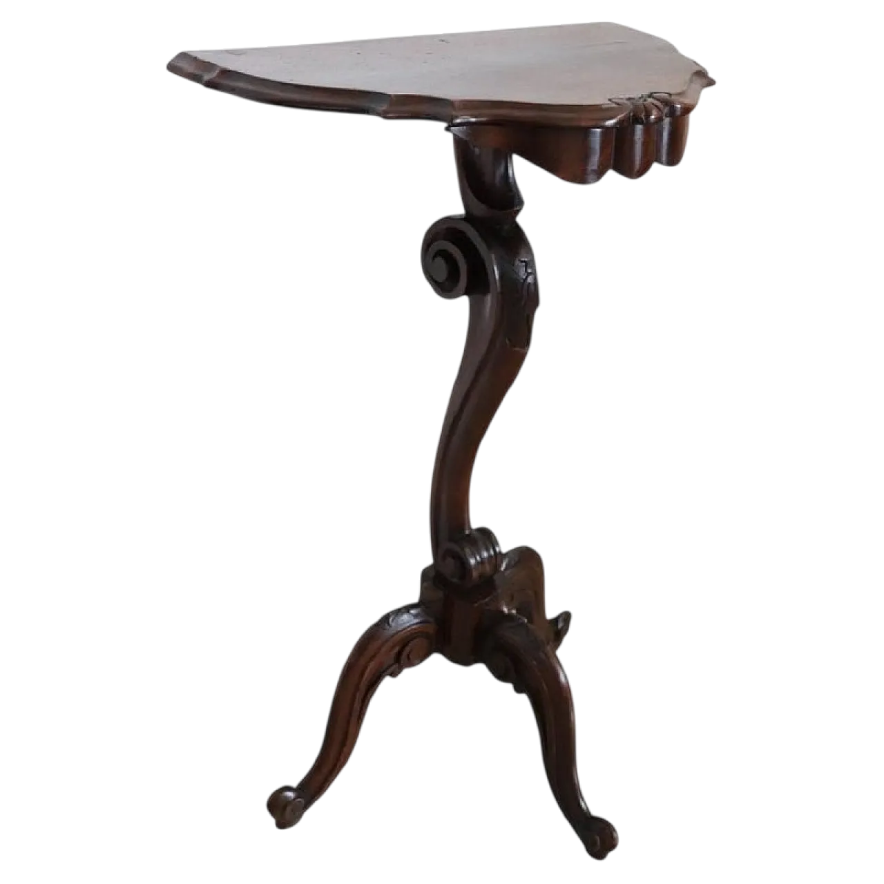 Small console in walnut, early 1900s 14