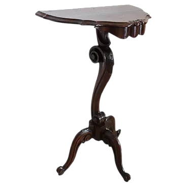 Small console in walnut, early 1900s