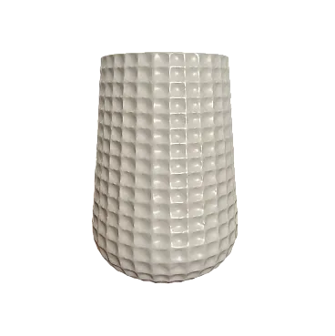 Vaso Trace di Cappellini in ceramica bianca, '900