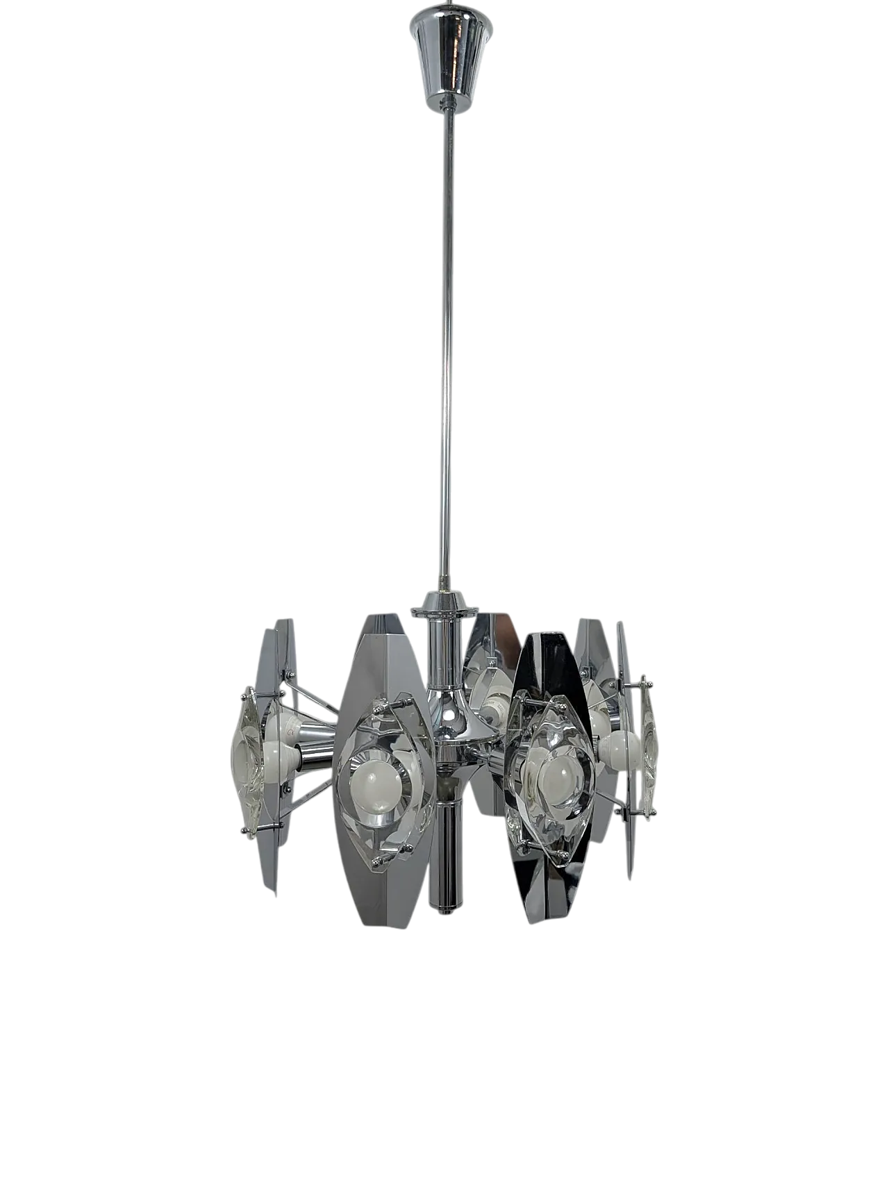 Chandelier in the style of Oscar Torlasco, 1970s 16
