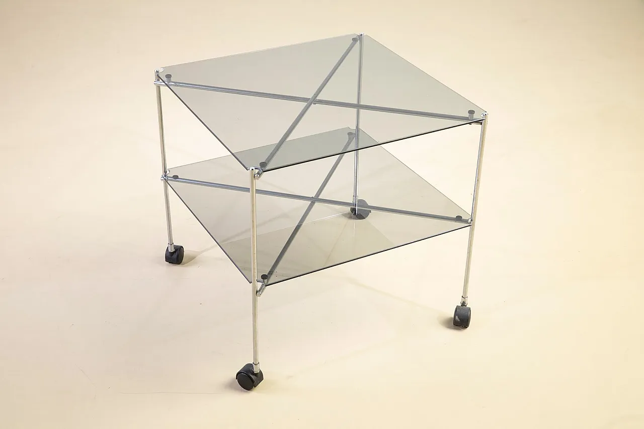 Tavolino da caffè Biplano di Bruno Munari per Robots Milano, anni '70 7