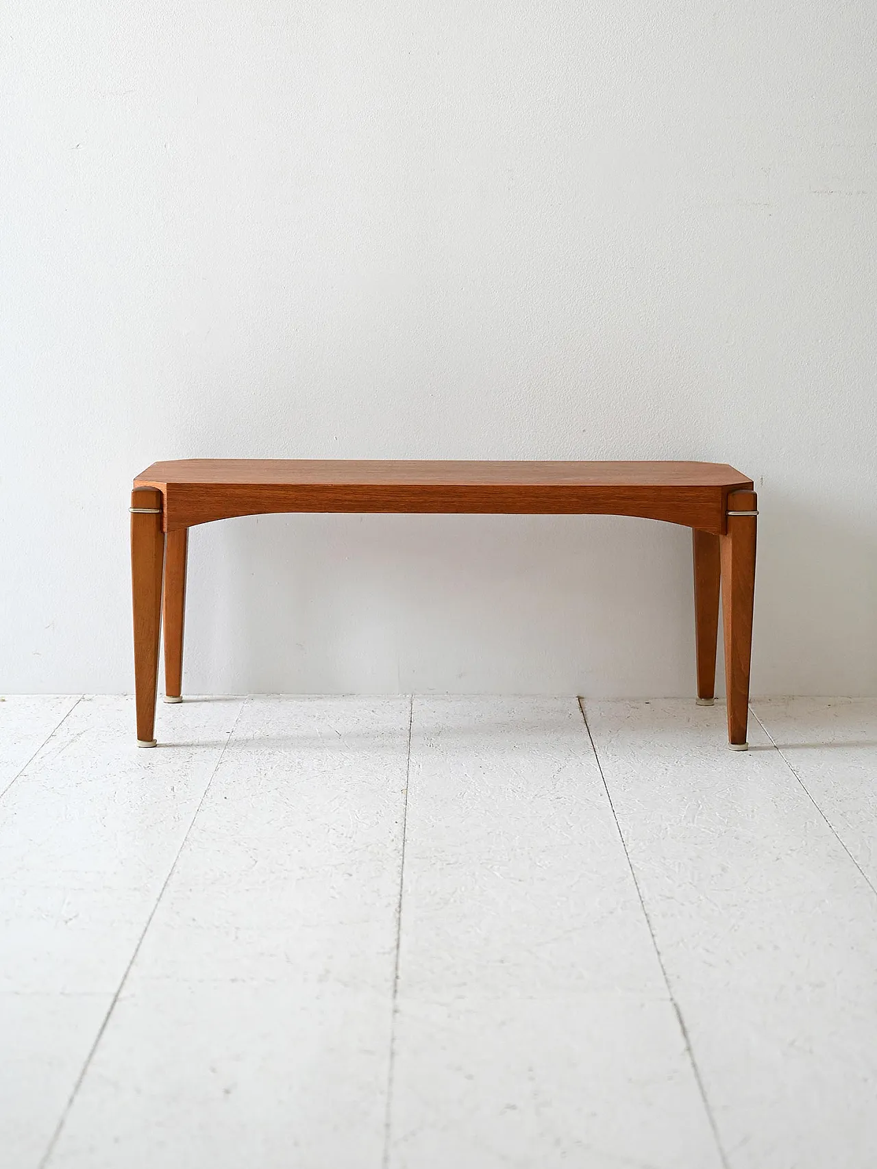 Scandinavian bench in teak, 1960s 2