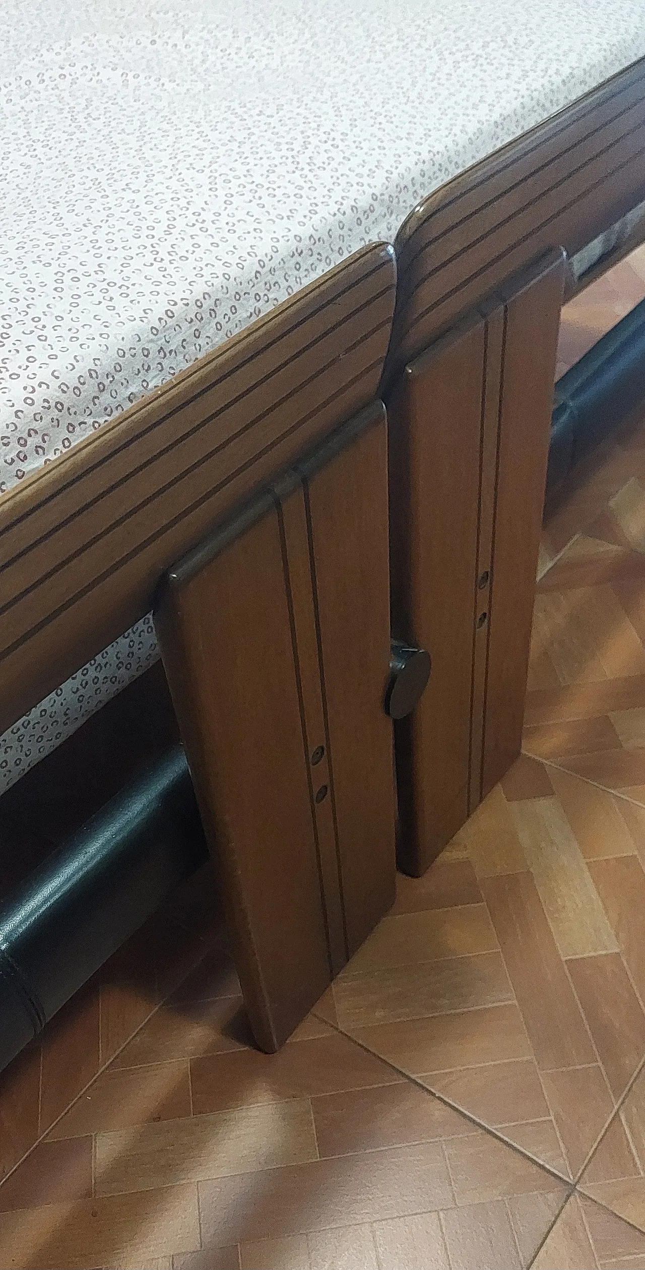 Letto con comodini Artona di Afra e Tobia Scarpa, anni '70 4