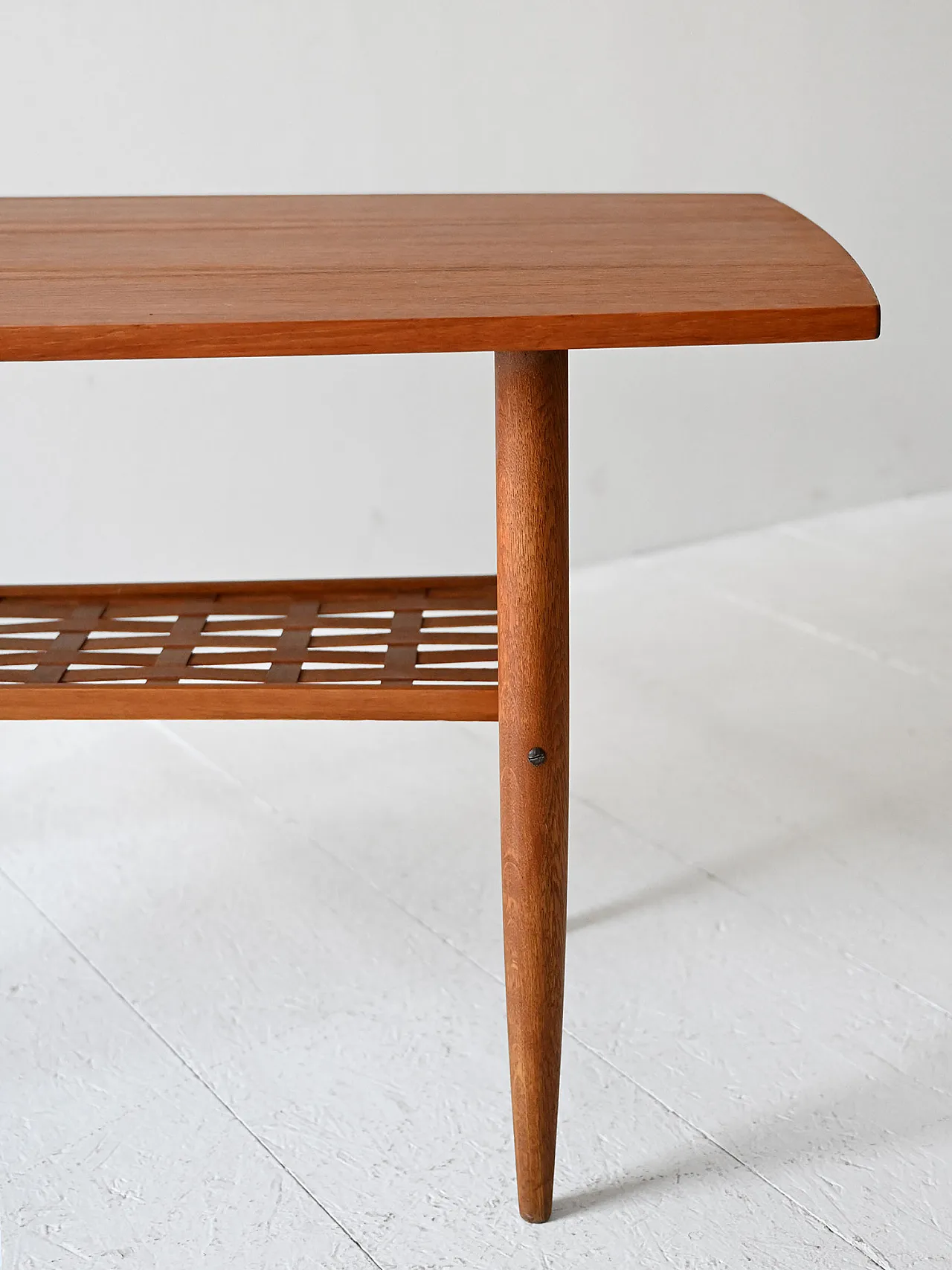Scandinavian teak coffee table, mid-20th century 6