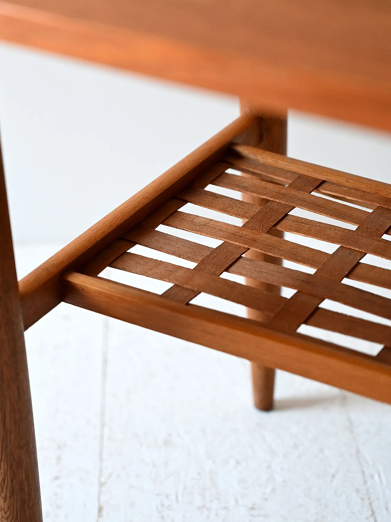 Scandinavian teak coffee table, mid-20th century 7