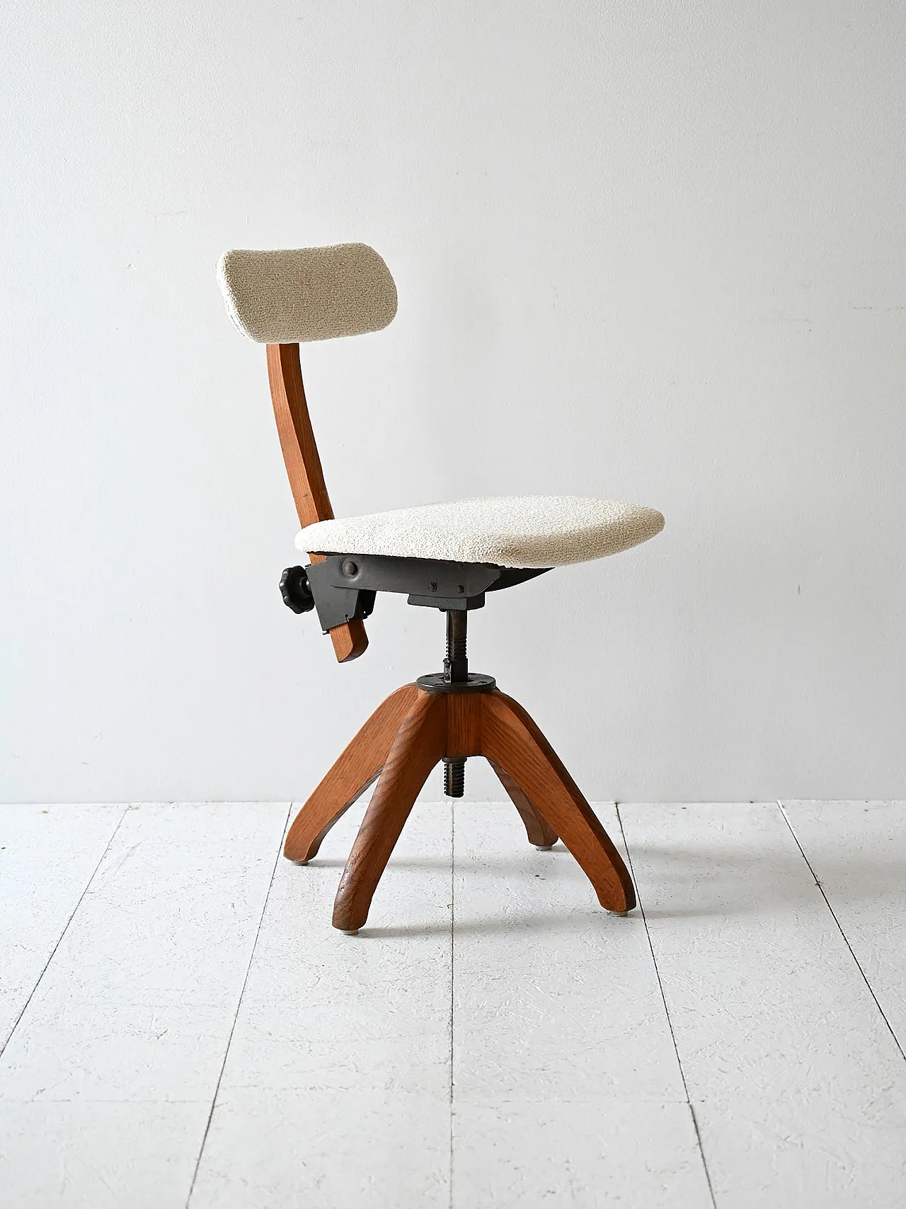 Scandinavian oak office chair, 1920s 6