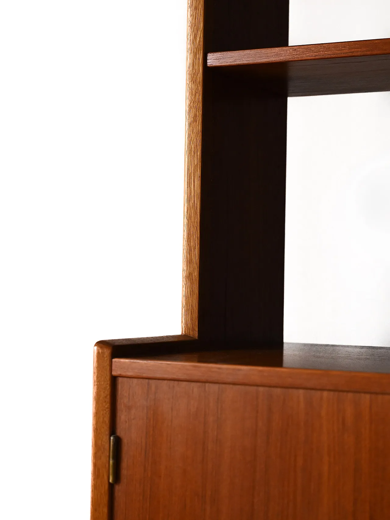 Scandinavian library with doors and shelves, 1960s 6