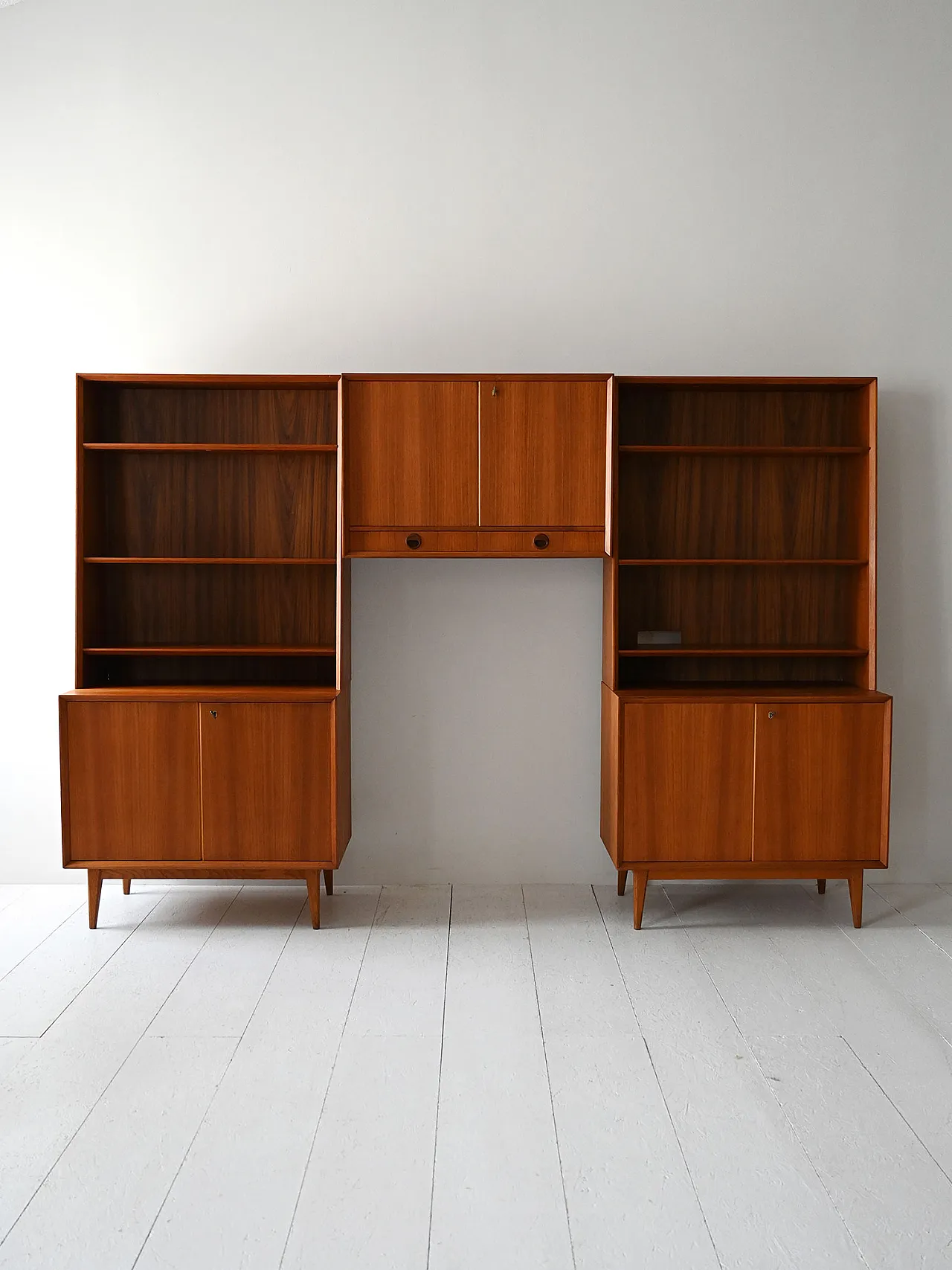 Scandinavian modular system in teak, 1960s 2