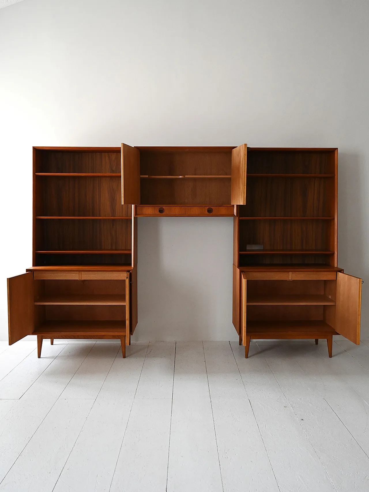 Scandinavian modular system in teak, 1960s 3