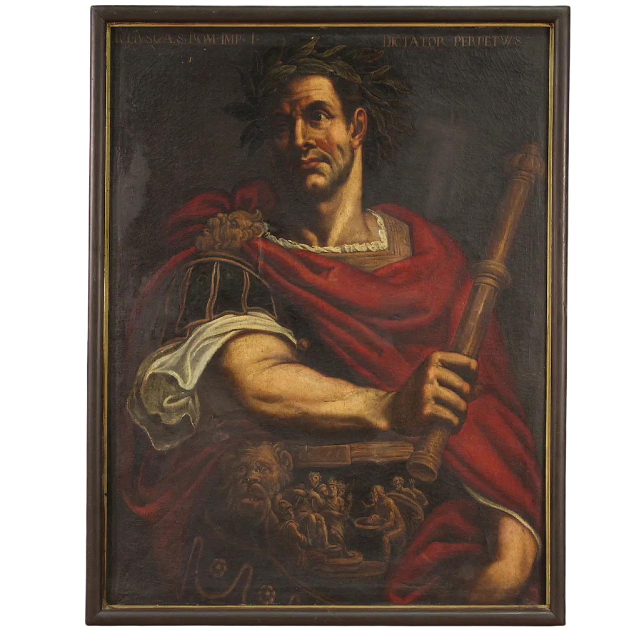 Portrait of Julius Caesar, oil on canvas, 17th century 16