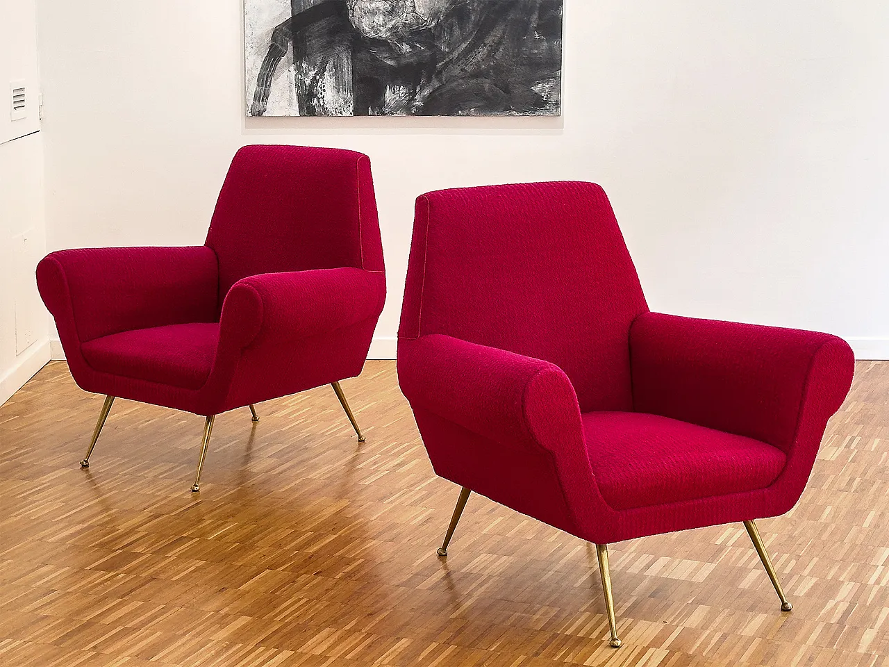 Comò italiano di metà secolo con specchio di Vittorio Dassi, anni '50 2