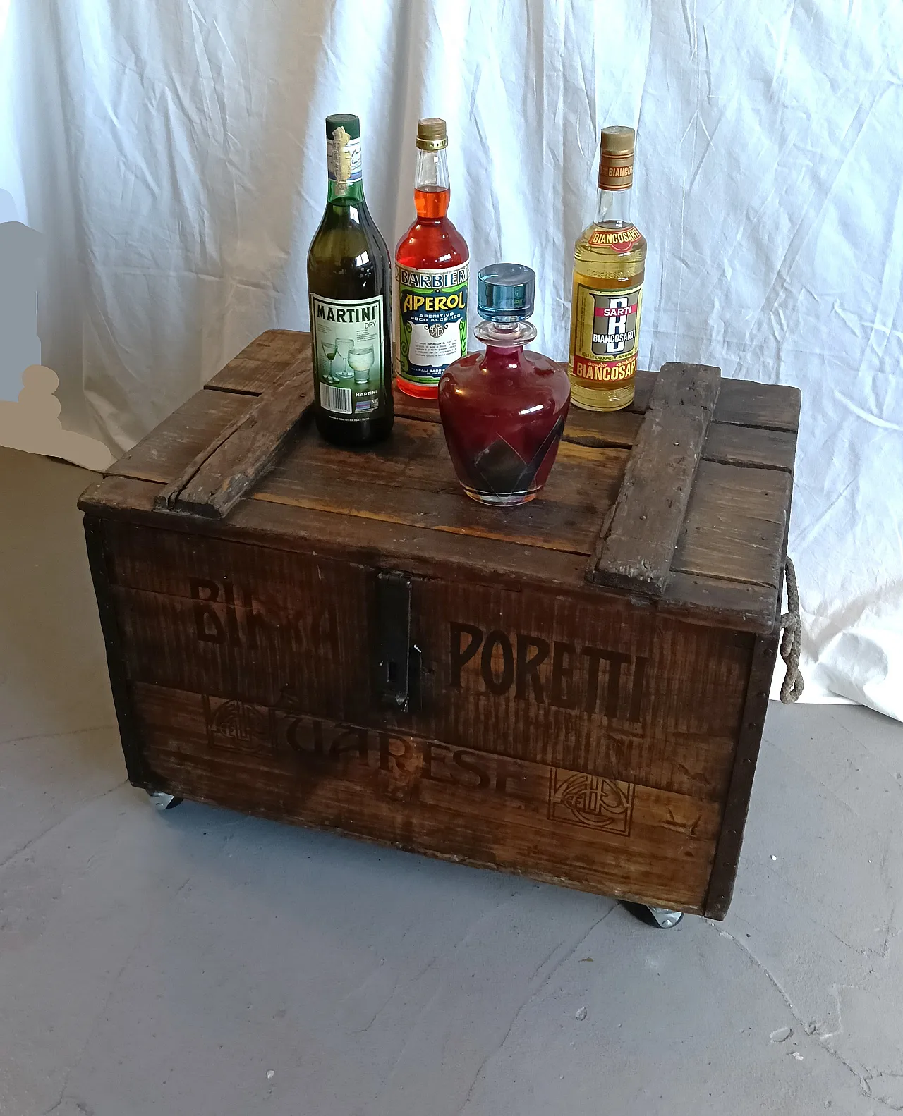 Service table Birra Poretti on wheels, 1912 5