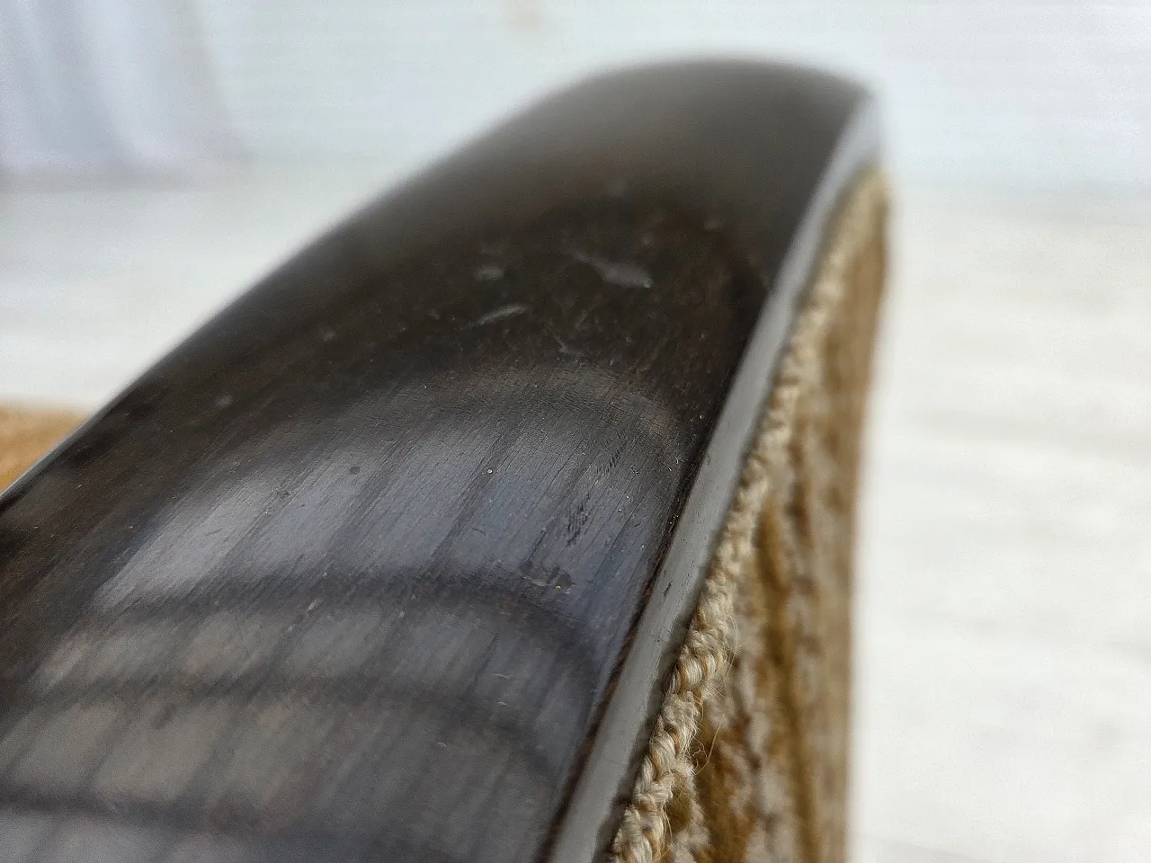 Danish 3 seater wool sofa, 1960s 12