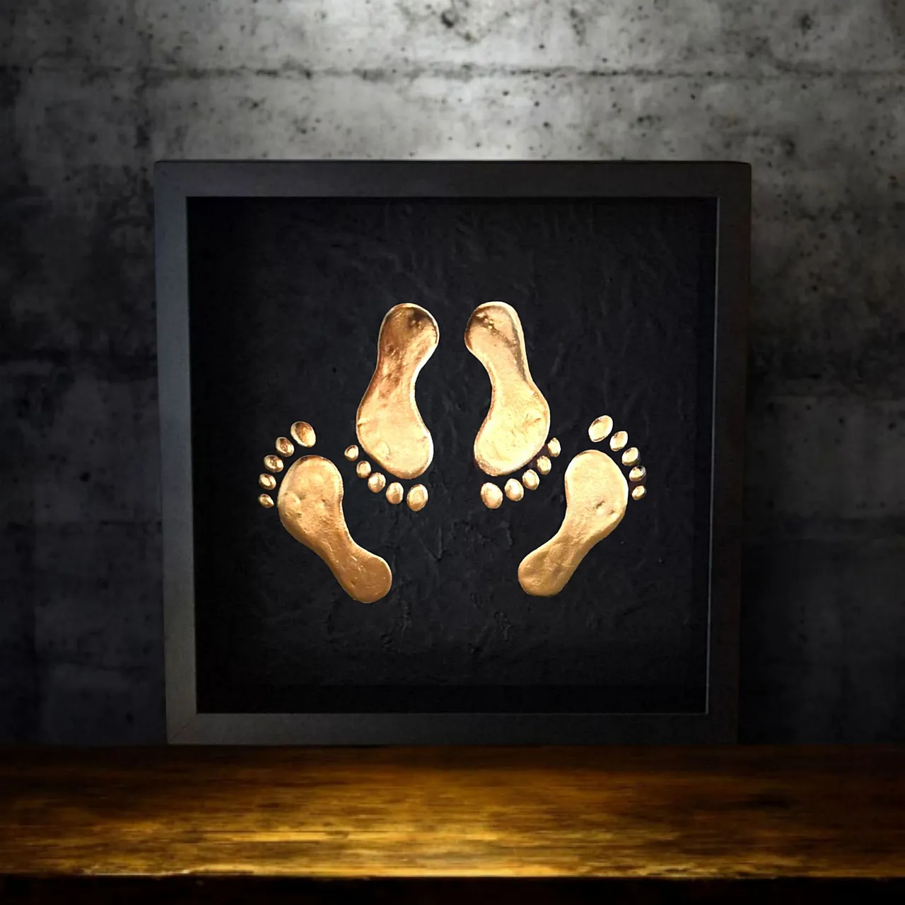 Erotic emoticon 23kt gold gilded in frame limited edition 2