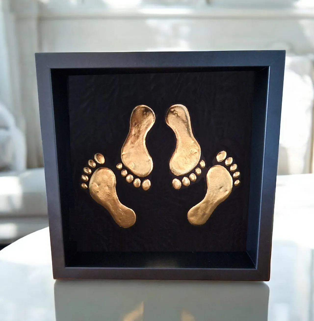 Erotic emoticon 23kt gold gilded in frame limited edition 4