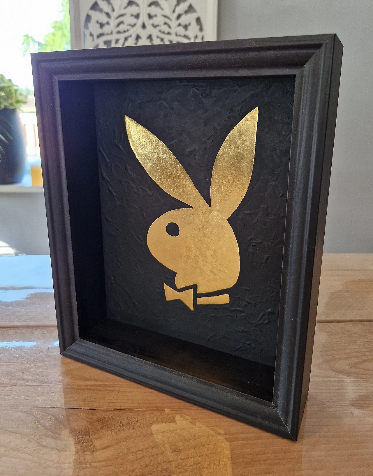 Playboy bunny 23kt gold plated in frame 80s and 90s collection 3