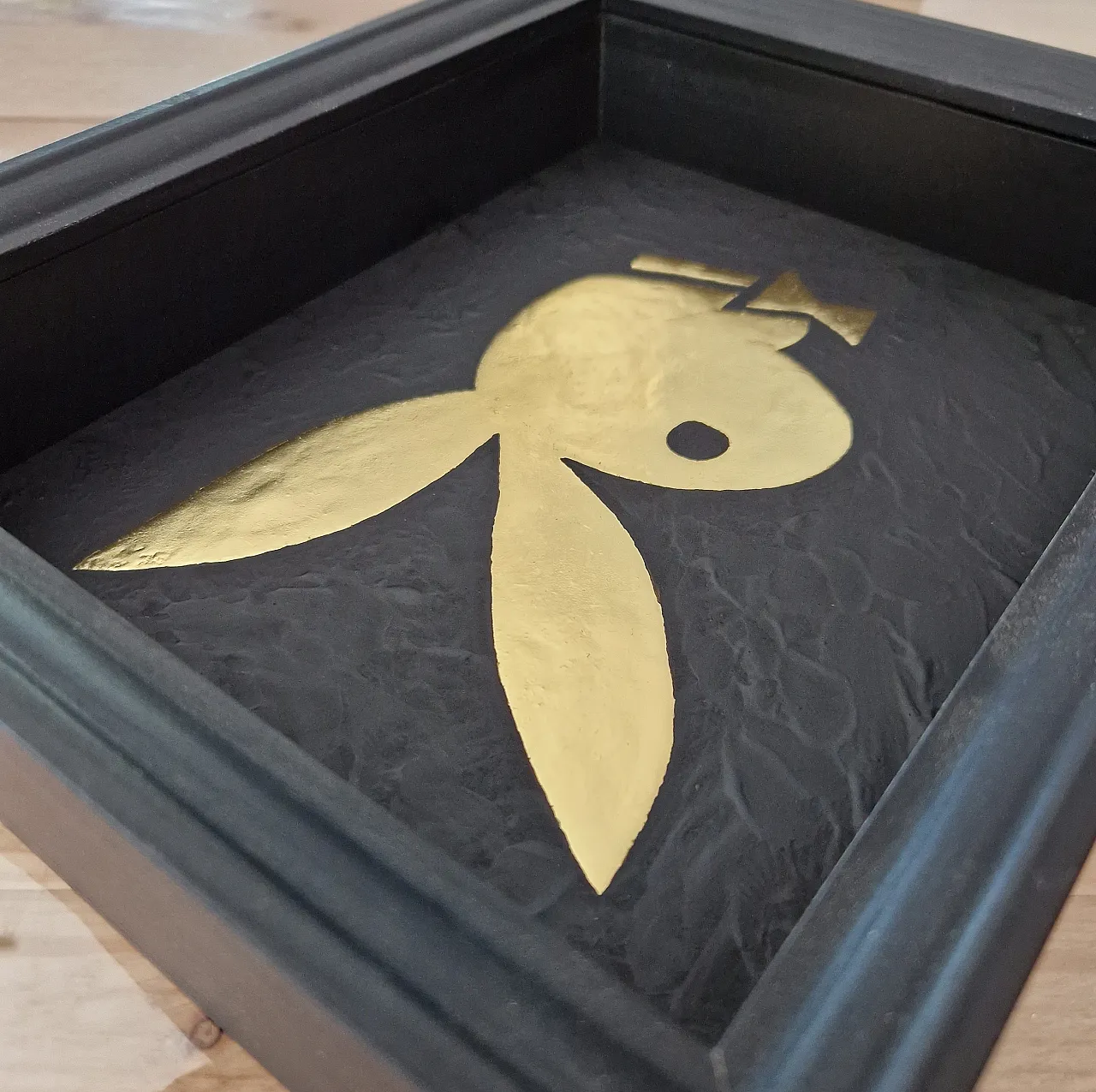 Playboy bunny 23kt gold plated in frame 80s and 90s collection 4