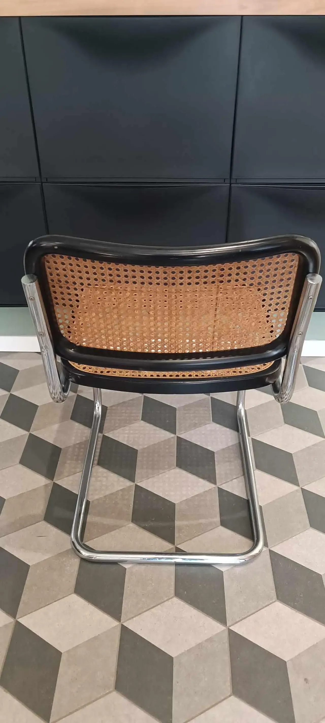 Tavolo con 4 sedie Cesca di Marcel Breuer per Gavina, anni '60 4