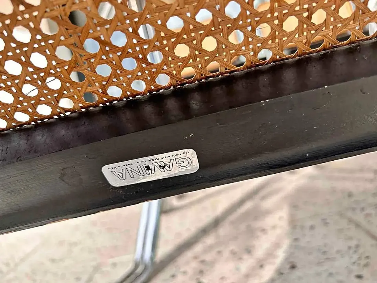 Tavolo con 4 sedie Cesca di Marcel Breuer per Gavina, anni '60 7