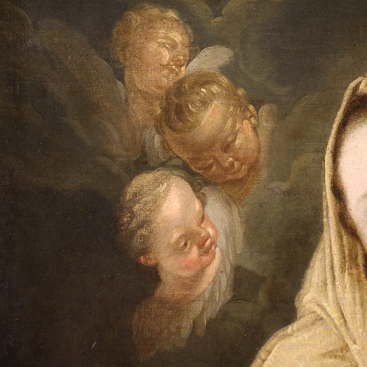 Religious painting  Madonna and Child, 18th century 6