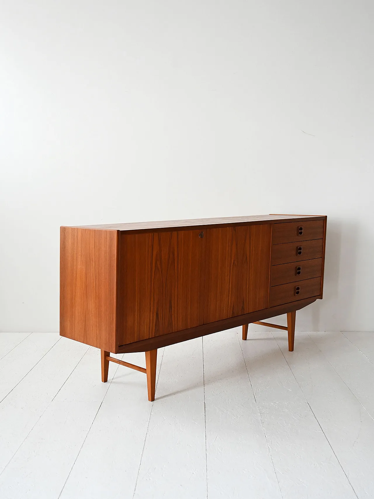 Scandinavian teak sideboard, mid-20th century 4