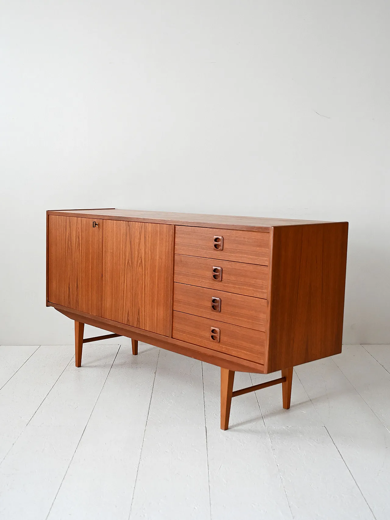 Scandinavian teak sideboard, mid-20th century 5