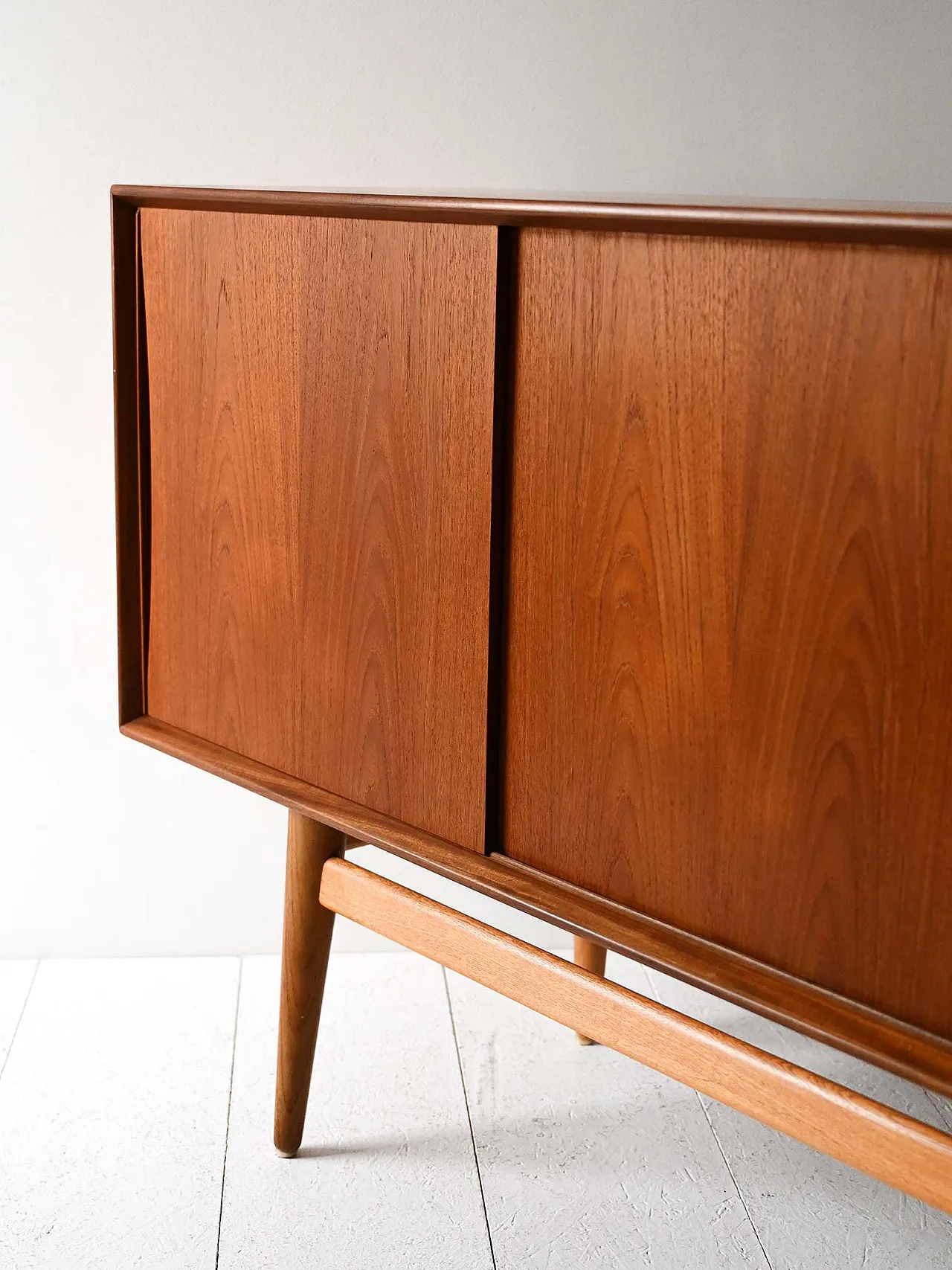 Sideboard scandinavo in teak, anni '60 11
