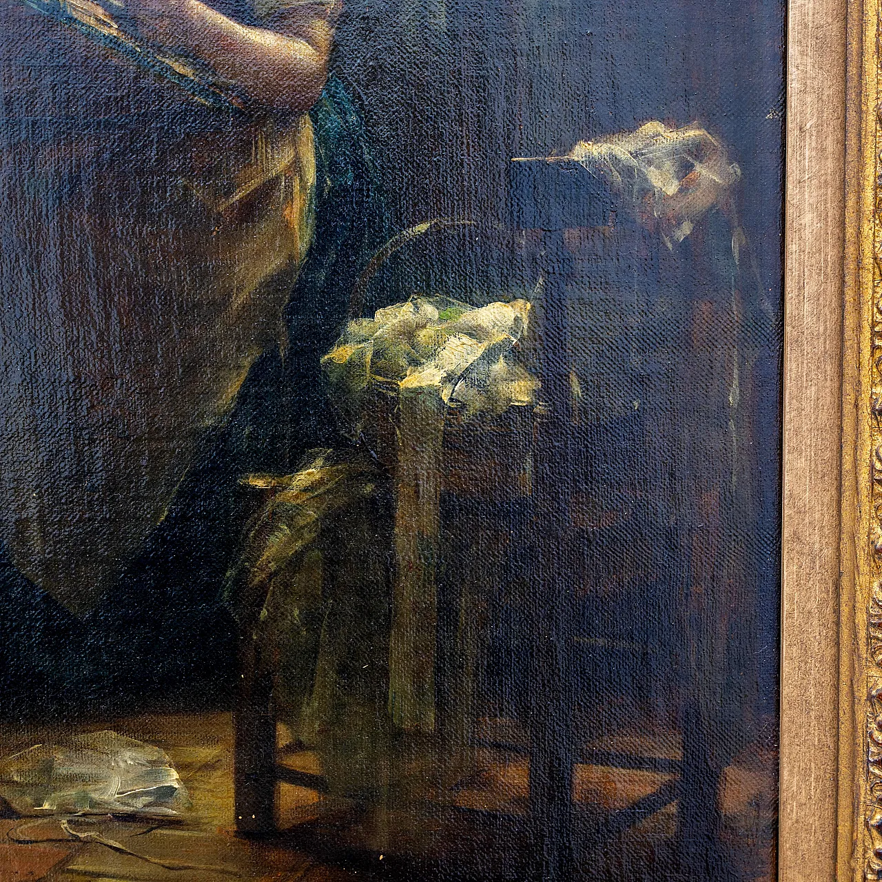 The Letter of Edward Portielje, oil on canvas, 19th century 6