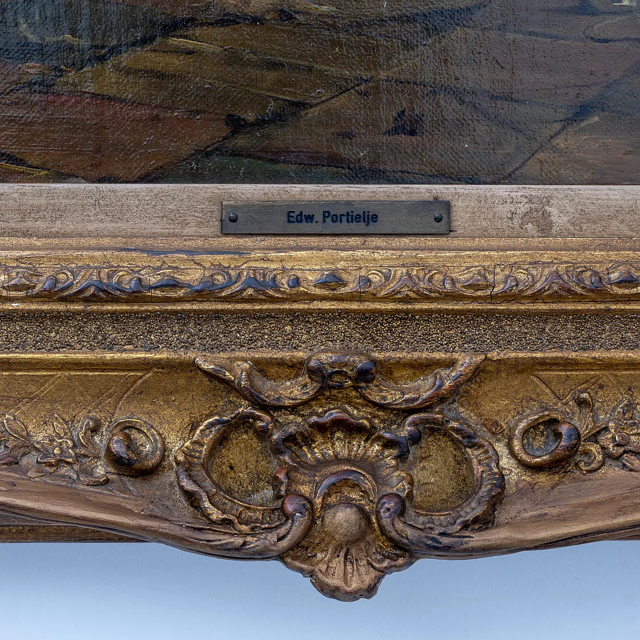 The Letter of Edward Portielje, oil on canvas, 19th century 7