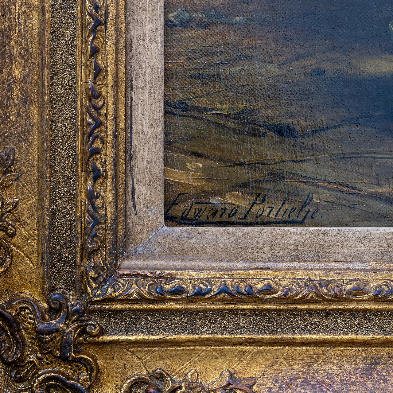 The Letter of Edward Portielje, oil on canvas, 19th century 8