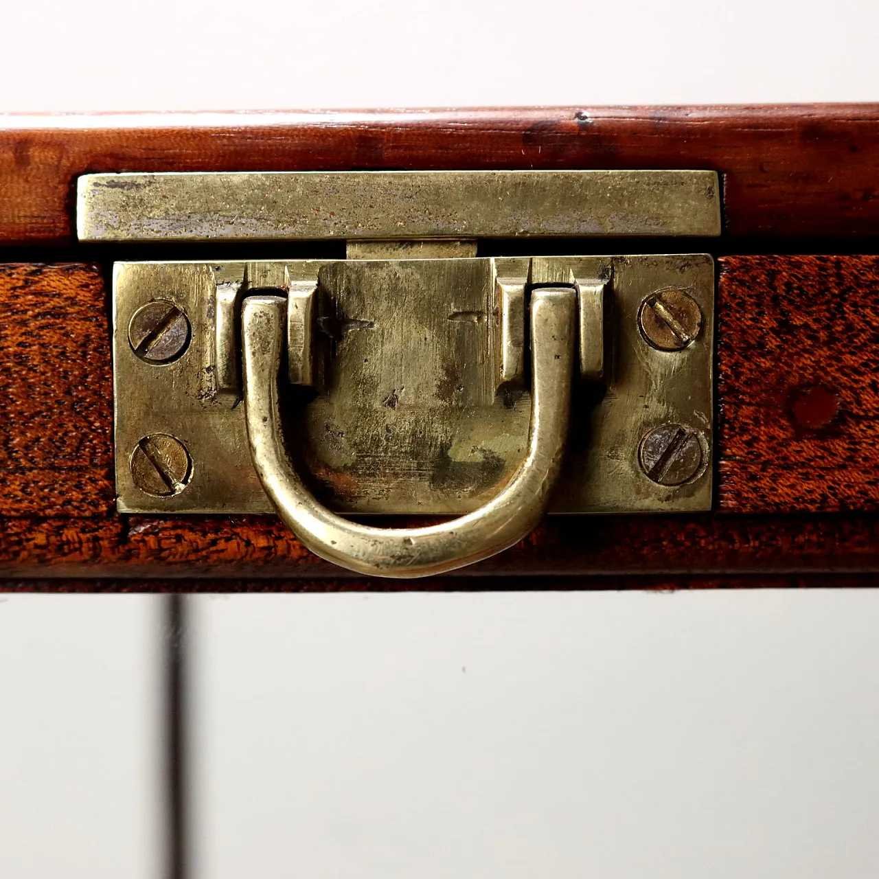 Glass display Cabinet in Oak with Glass shelves, Italy 1950s 10