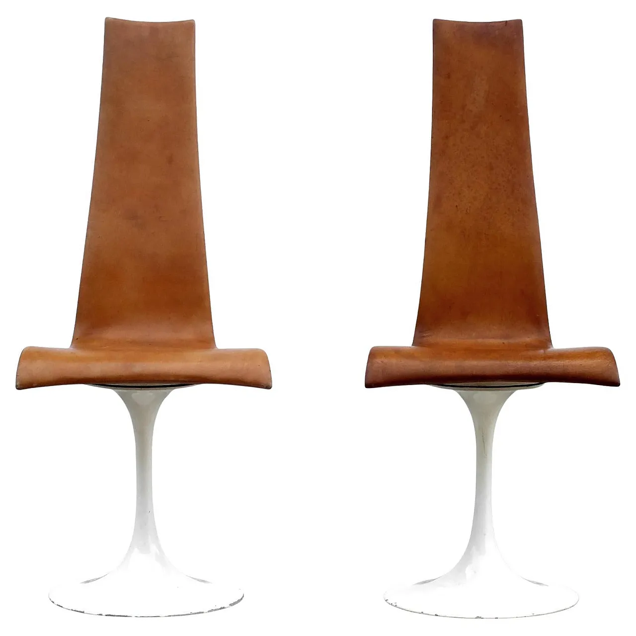 One of two sculptural chairs by Haberli Teo Alfredo, 1960s 1