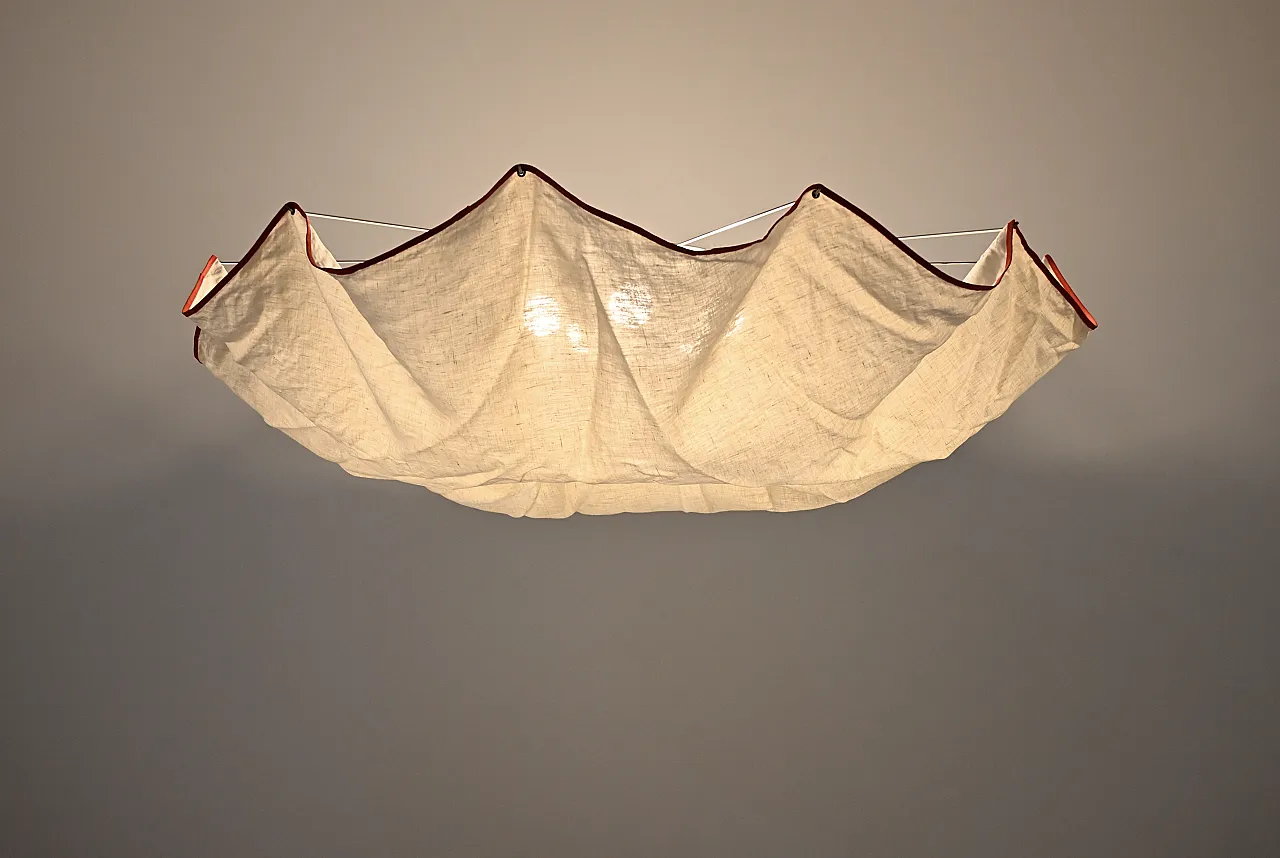 Lampada a soffitto "Celestia" di Tobia Scarpa per Flos, anni '80 4