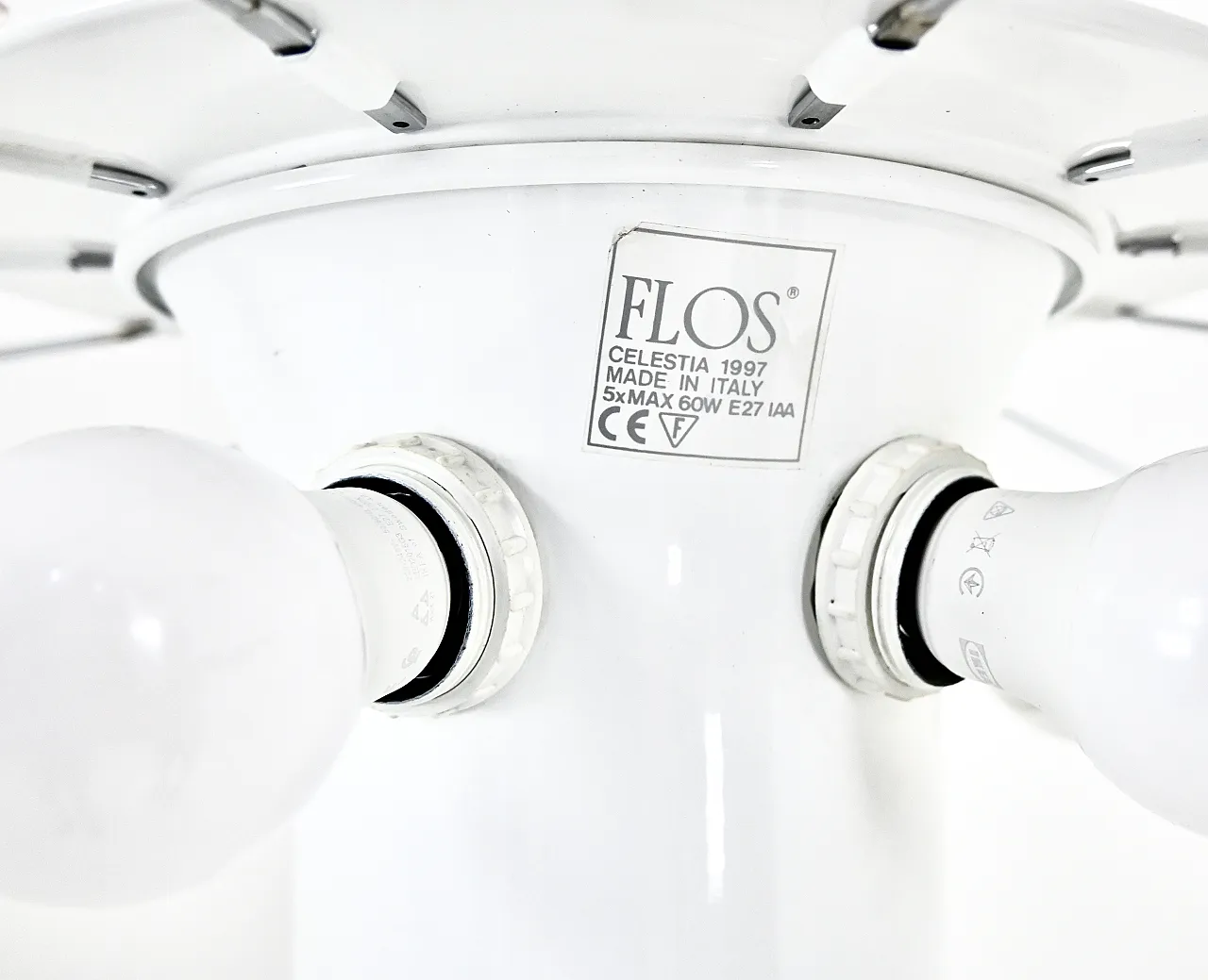 Lampada a soffitto "Celestia" di Tobia Scarpa per Flos, anni '80 7