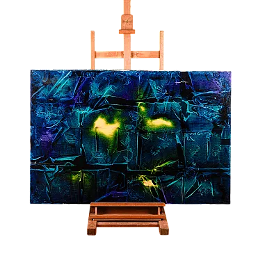 Painting of canvas by Paolini Lucilla, 1990s