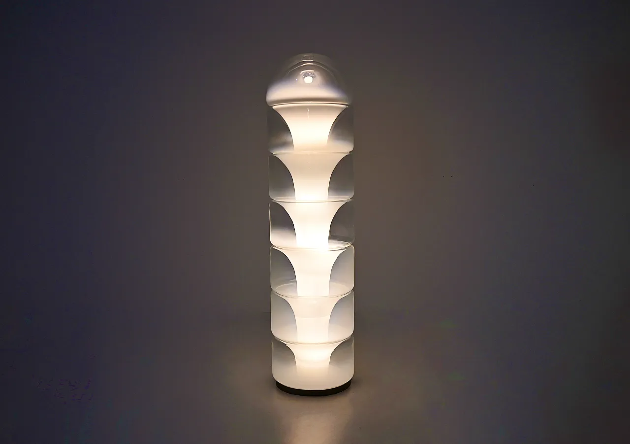 Sfumato LT316 lampada in vetro Murano di Carlo Nason per Mazzega, 1970 1