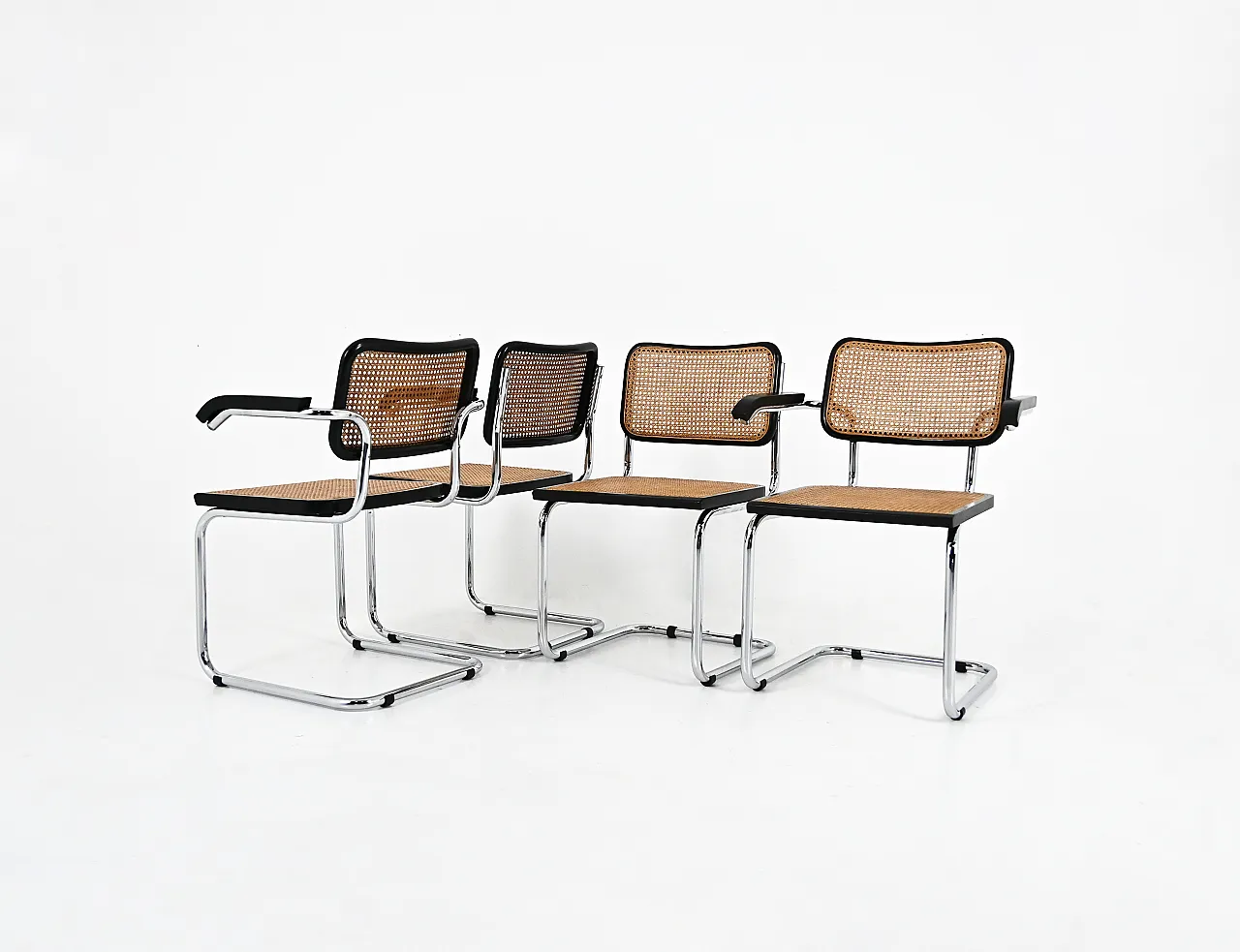 Dining Chairs Style B32 By Marcel Breuer, set of 4 1