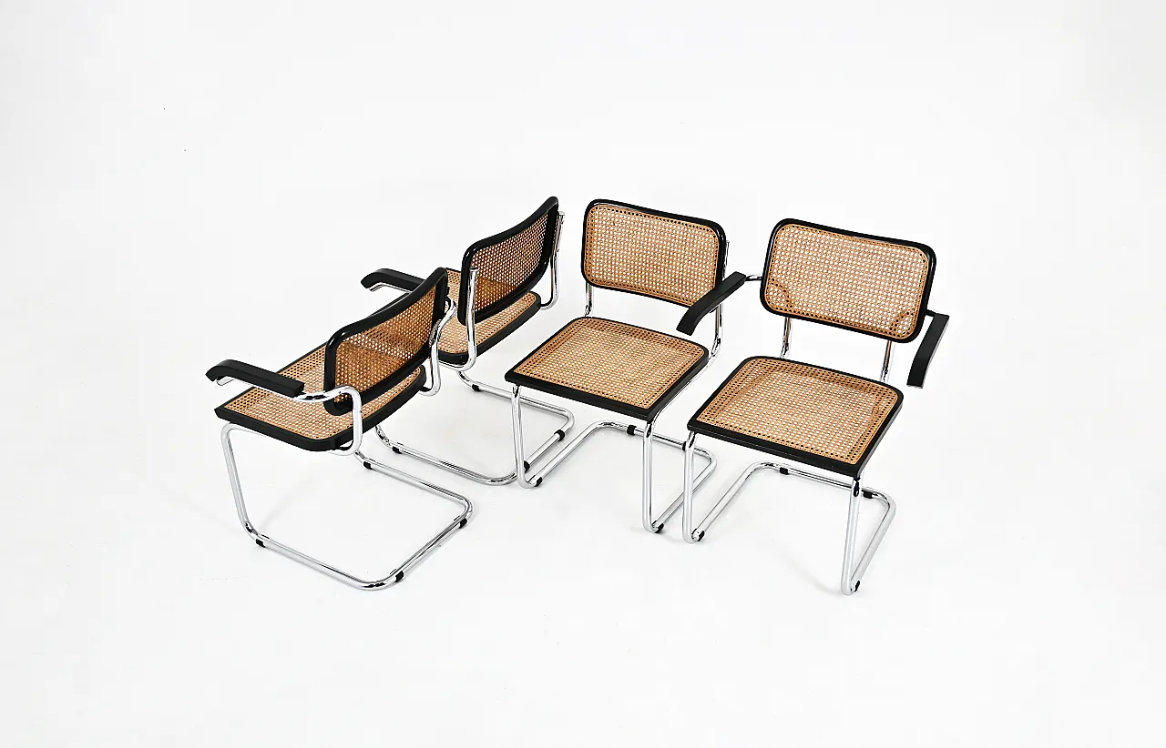 Dining Chairs Style B32 By Marcel Breuer, set of 4 2